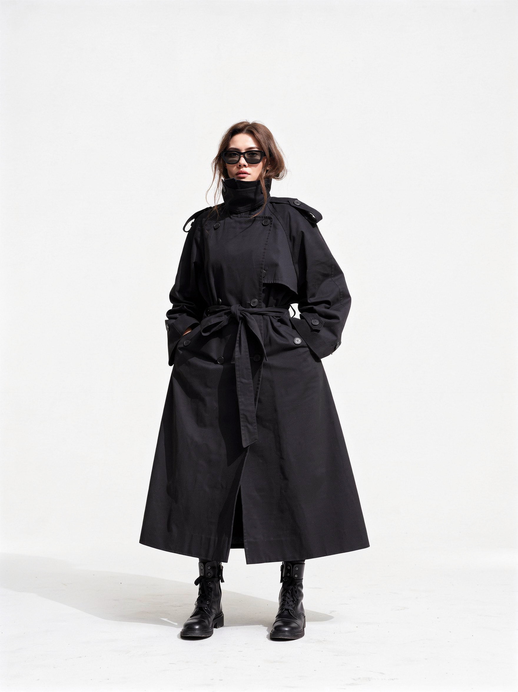 black trench coat 1